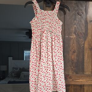 Old Navy Kids Dress - Red And White Cherry Print